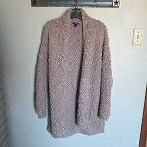 Express Textured Taupe Cardigan